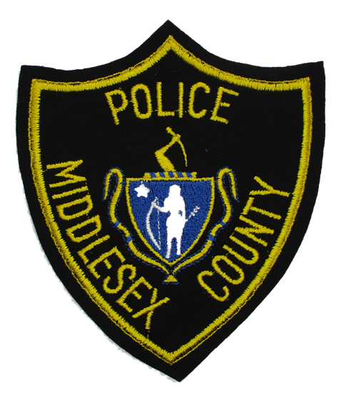 Middlesex Co. Police Patch (black felt)(MA)