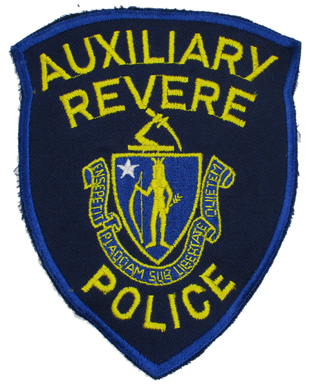 Revere Aux. Police Patch (blue twill)(MA)