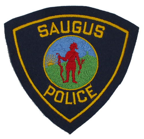 Saugus Police Patch (navy felt)(MA)