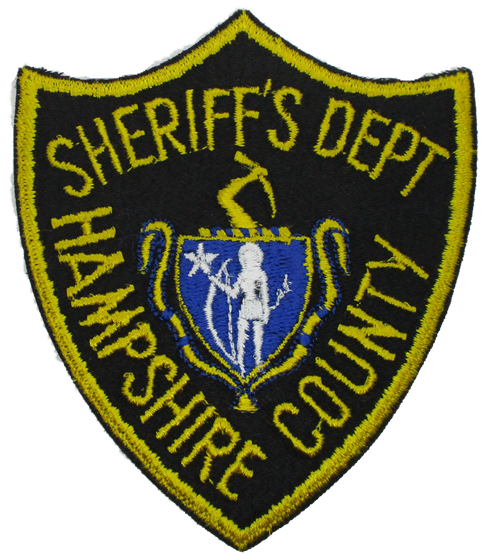 Sheriff: Hampshire Co. Sheriff's Dept. Police Patch (twill) (MA)