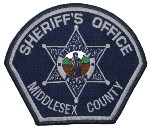 Sheriff: Middlesex Co. Sheriff's Office Police Patch (blue, star) (MA)