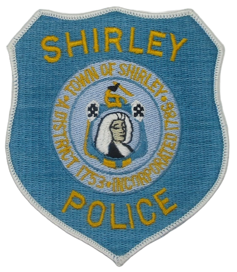 Shirley Police Patch (turquoise) (MA)
