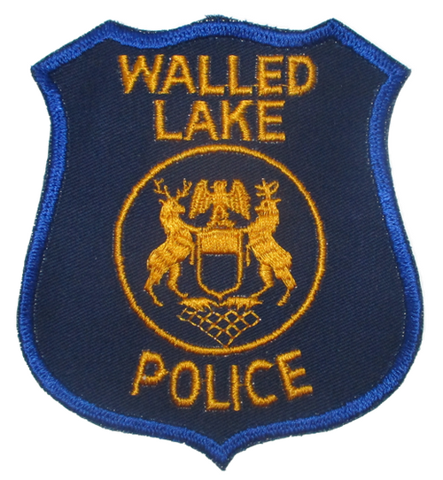 Walled Lake Police Patch(cut edge) (MI)