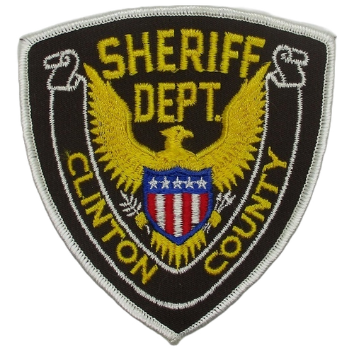 Misc: Clinton Co. Sheriff's Dept. Police Patch (white edge)