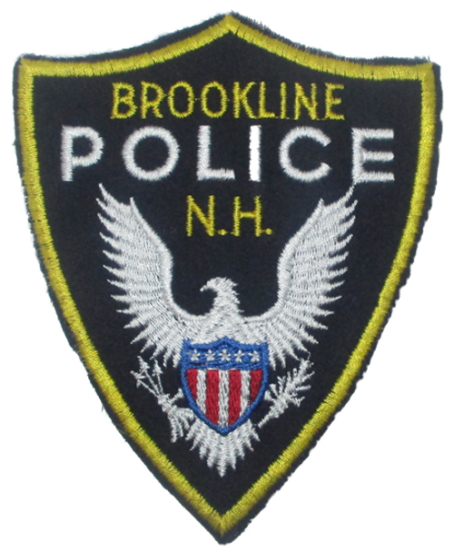 Brookline Police Patch (felt/eagle)(NH)