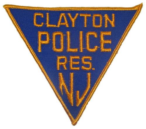 Clayton Reserve Police Patch (NJ)