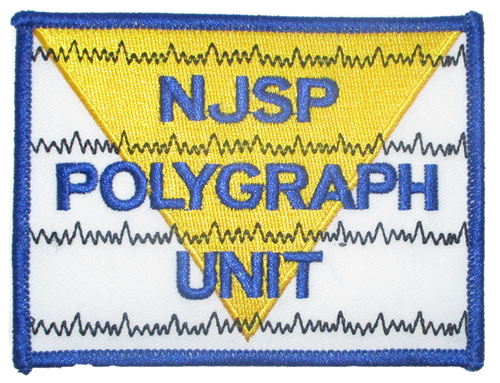 NJSP Polygraph Unit Police Patch (NJ)
