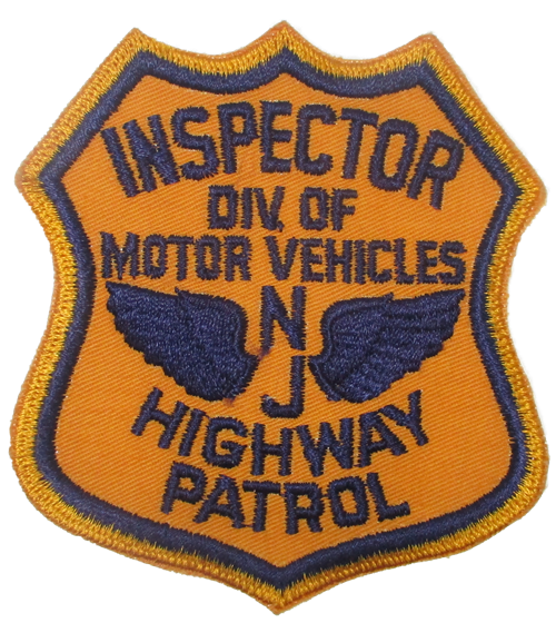 State: State Police Inspector Division of Motor Vehicles Police Patch (NJ)