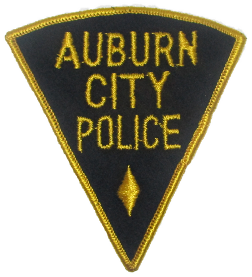 Auburn City Police Patch (yellow/black/triangular)(NY)