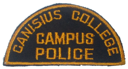 School: Canisius College Campus Police Patch (NY)