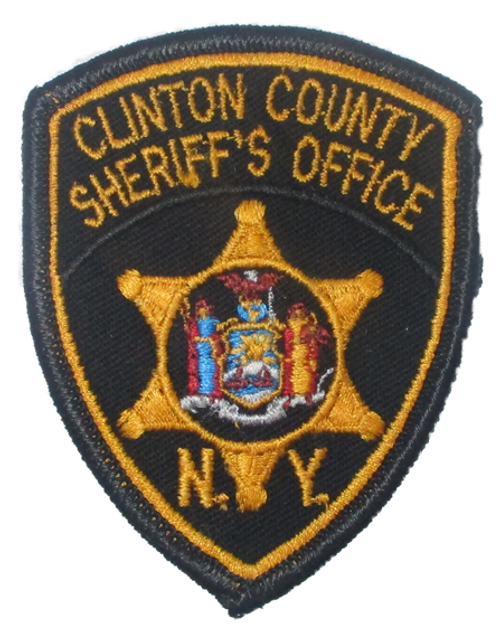 Sheriff: Clinton Co. Sheriff's Office Police Patch (cap size) (NY)