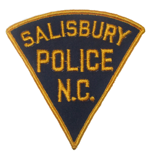 Salisbury Police Patch (gold border) (NC)