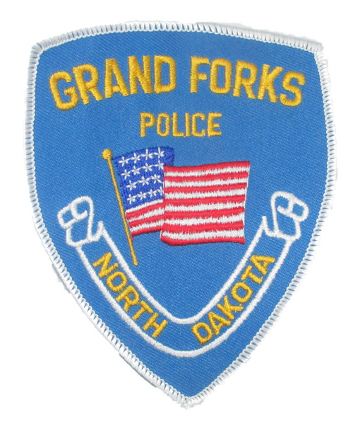 Grand Forks Police Patch (light blue/white edge) (ND)