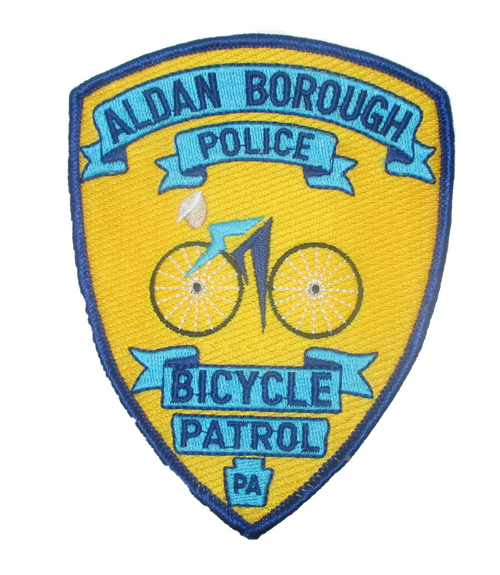 Aldan Borough Bicycle Patrol Police Patch (PA)