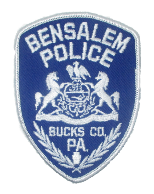 Bensalem Police Patch (white) (PA)