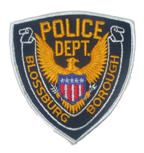 Blossburg Borough Police Patch (white edge) (PA)