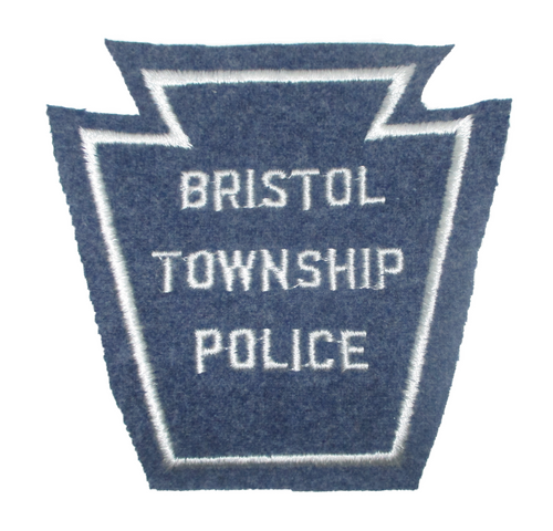 Bristol Twp. Police Patch (white border, felt) (PA)