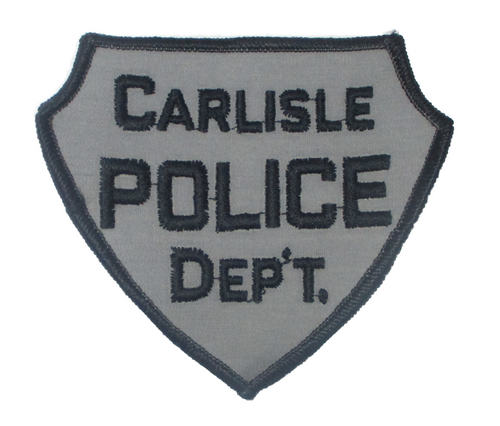 Carlisle Police Patch (gray/black,merrowed) (PA)