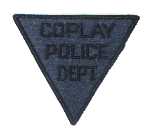 Coplay SWAT Police Patch (dark blue/felt, small triangle) (PA)