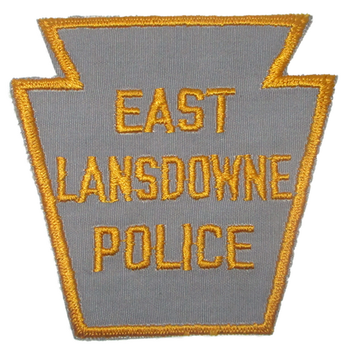 East Lansdowne Police Patch (gold/tan) (PA)