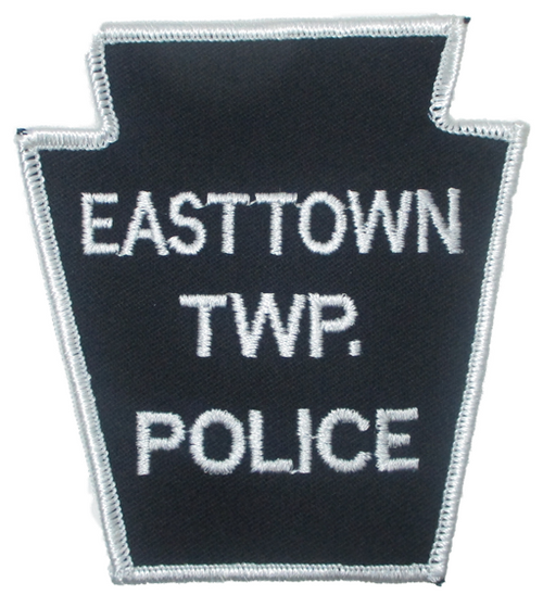 Easttown Twp. Police Patch (white/black, twill) (PA)
