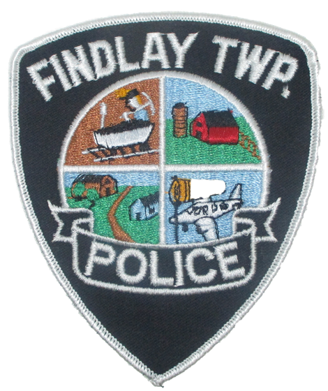 Findlay Twp. Police Patch (white edge) (PA)