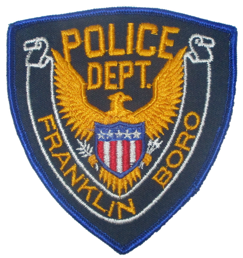 Franklin Boro Police Patch (blue edge, eagle) (PA)