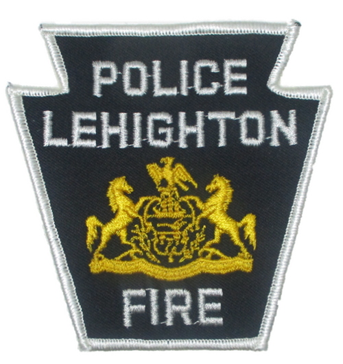 Lehighton Fire Police Patch (white edge) (PA)