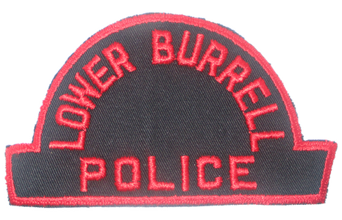 Lower Burrell Police Patch (black/red, twill) (PA)