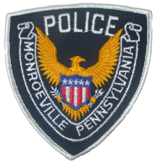 Monroeville Police Patch (white edge) (PA)