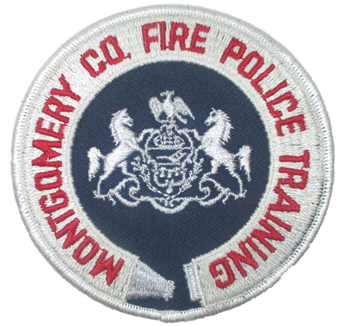 Montgomery Co. Fire Police Training Police Patch (white edge) (PA)