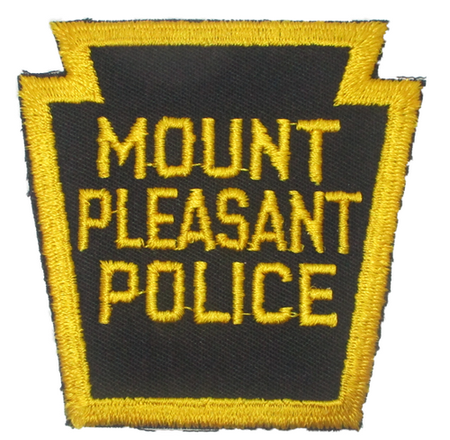 Mt. Pleasant Police Patch (keystone, cut edge) (PA)