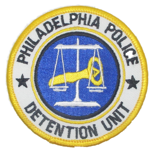 Philadelphia Detention Unit Police Patch (PA)