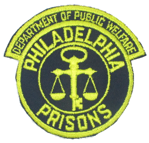 Philadelphia Prisons Dept. of Public Welfare Police Patch (PA)