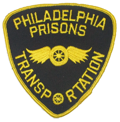Philadelphia Prisons Transportation Police Patch (black/yellow) (PA)
