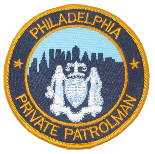 Philadelphia Private Patrolman Police Patch (large/skyline)(PA)