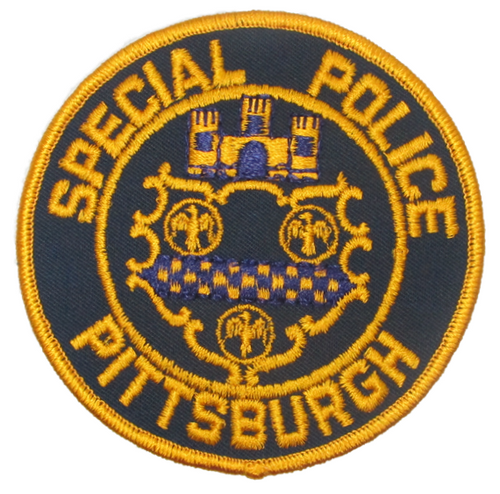 Pittsburgh Special Police Patch (gold edge)(PA)