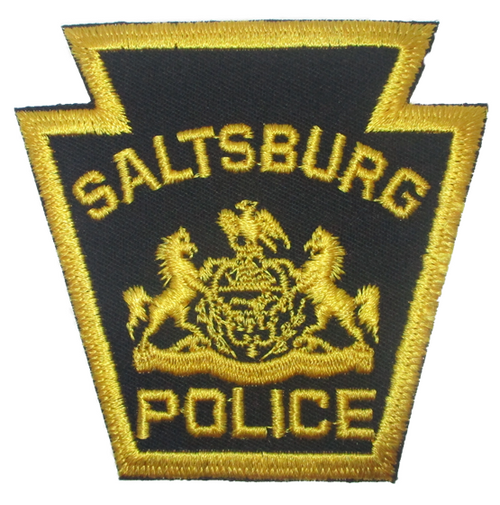 Saltsburg Police Patch (black/yellow) (PA)