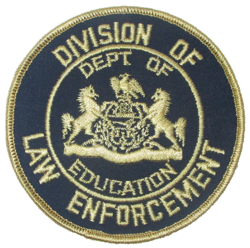School: Dept. of Education Division of Law Enforcement Police Patch (PA)