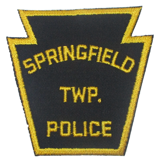 Springfield Twp. Police Patch (yellow edge) (PA)
