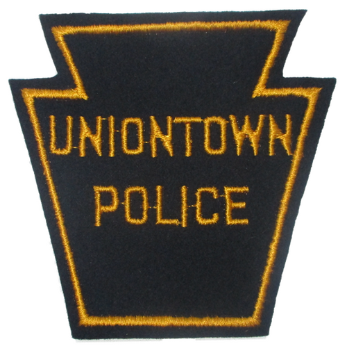 Uniontown Police Patch (gold letters, felt) (PA)