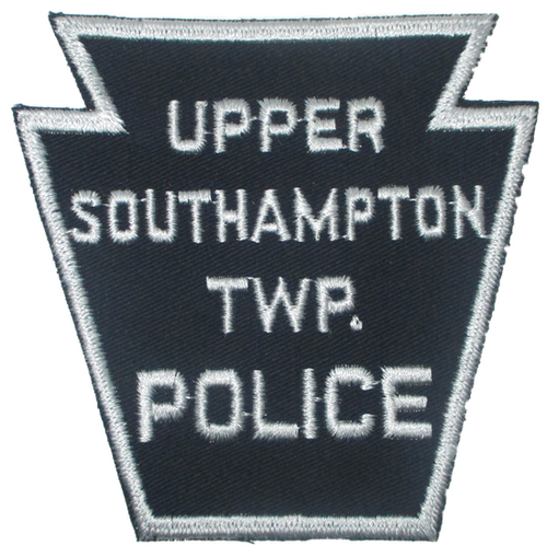 Upper Southampton Twp. Police Patch (black/white, keystone,twill) (PA)