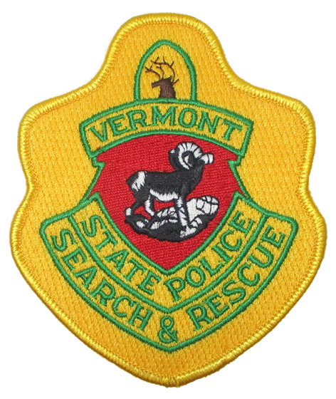 State: State Police Search & Rescue Police Patch (VT)