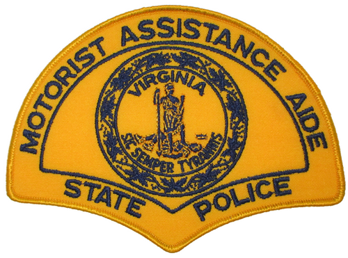 Motorist Assistance Aide State Police Patch (VA)