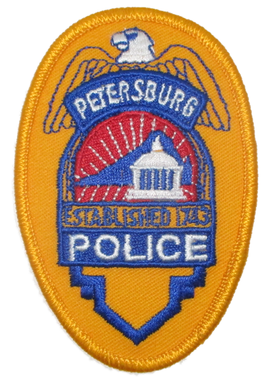 Petersburg Police Patch (cap badge) (VA)