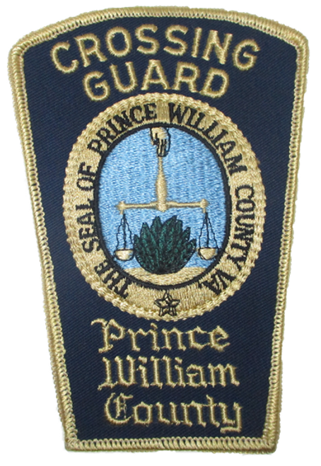 Prince William Co. Police Crossing Guard Police Patch (county seal, brown edge)(VA)