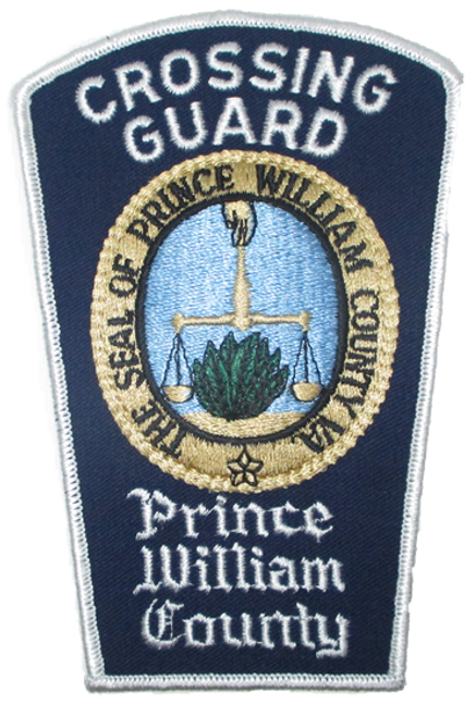 Prince William Co. Police Crossing Guard Police Patch (county seal,white edge)(VA)