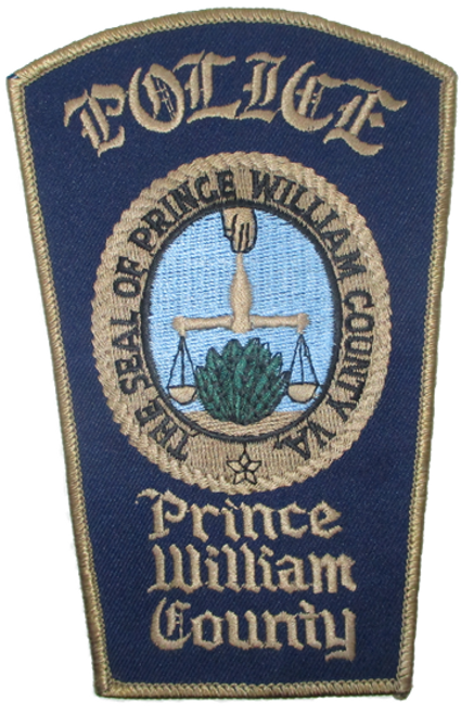 Prince William Co. Police Patch (county Seal, dark gold edge) (VA)