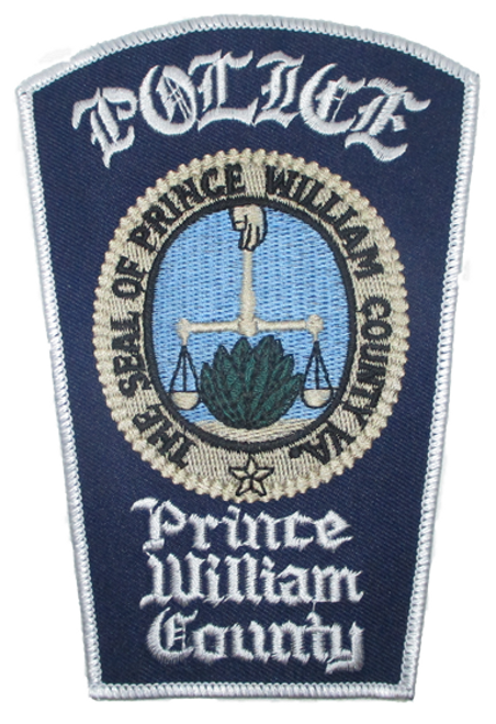 Prince William Co. Police Patch (county Seal, white edge) (VA)