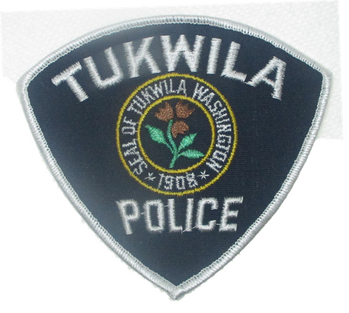 Tukwila Police Patch (black/twill) (WA)